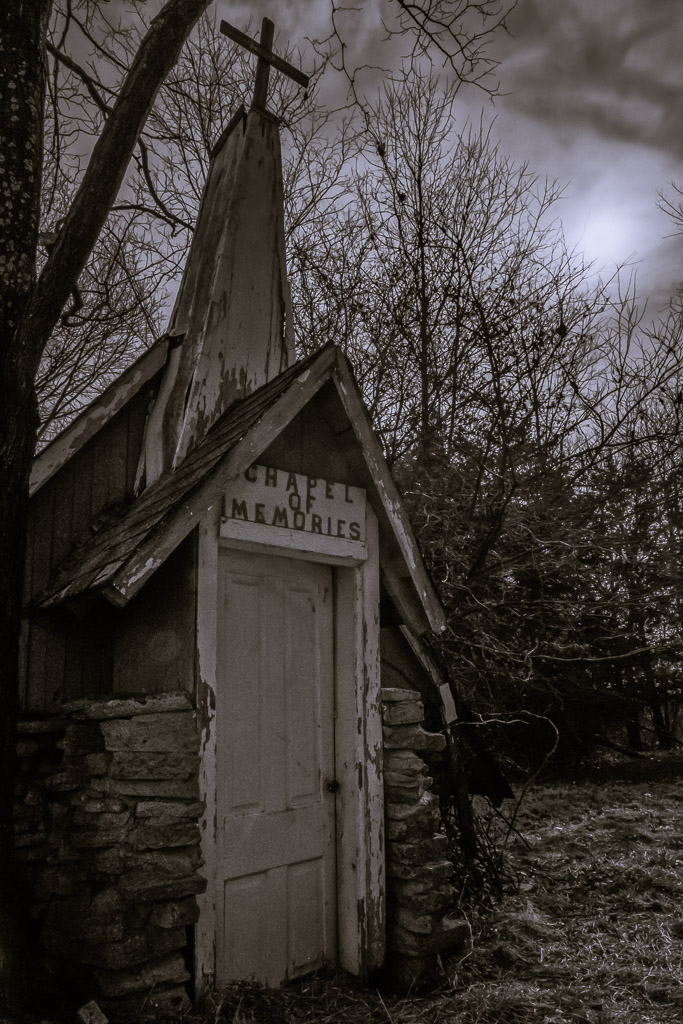 A very unusual site found on a dirt road in rural Iowa.