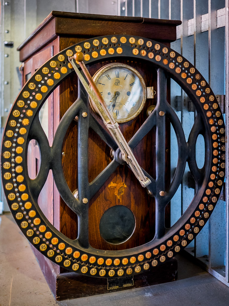 This is something different: a wheel that was spun to determine who was drafted from the area.  Each selective service candidate had a number.  If the pointer stopped on your number -- your number was up...

Had a day off here in Texas and tooke a ride to scout urbex stuff in Wichita falls... fail.

But on the way home passing through Henrietta, Texas I saw a sign for the 